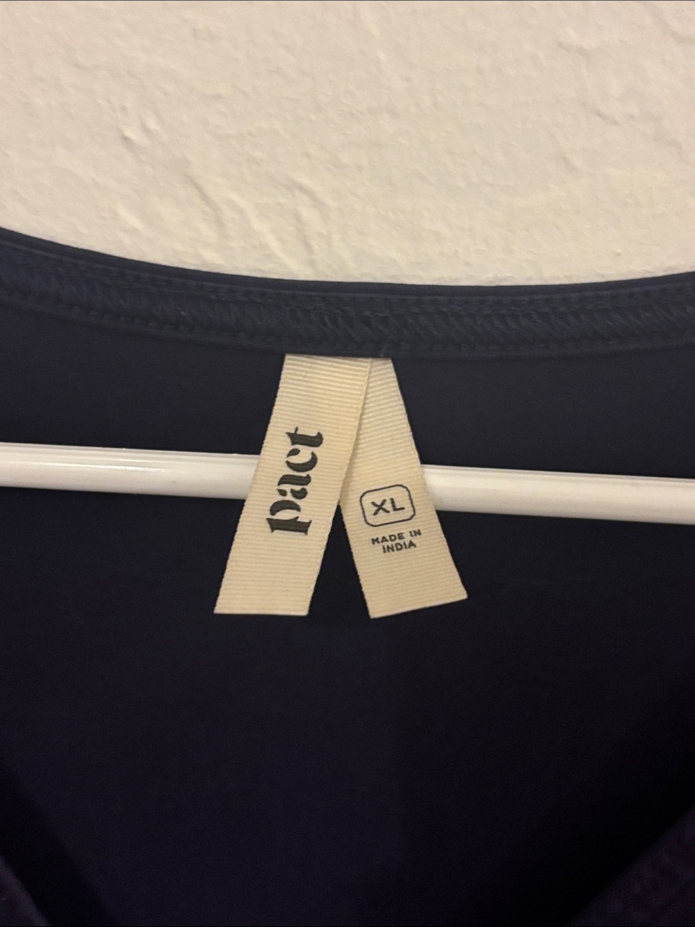 Pact Navy Wrap-Style Midi Dress - Picture 2 of 4